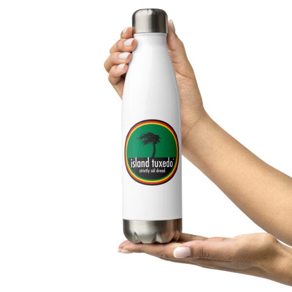 Island Tuxedo Stainless Steel Water Bottle